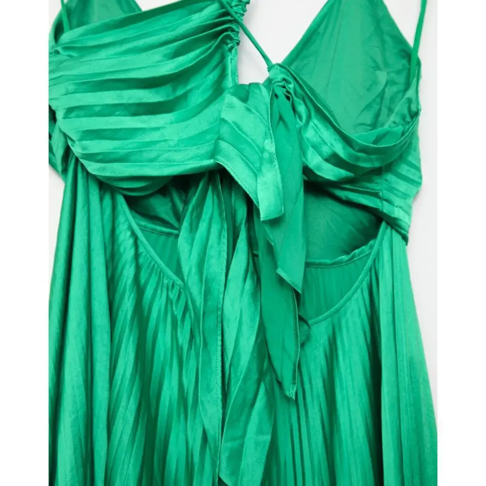 A.L.C. Aries Green Maxi Dress Size 10 - Pre-owned